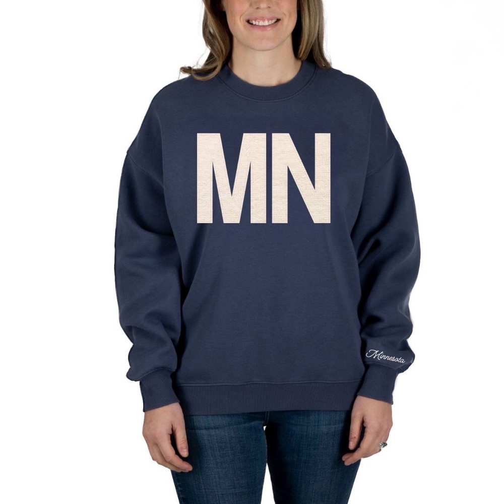 State of Mine Women's Big Timer State Sweatshirt: Minnesota - Size XL